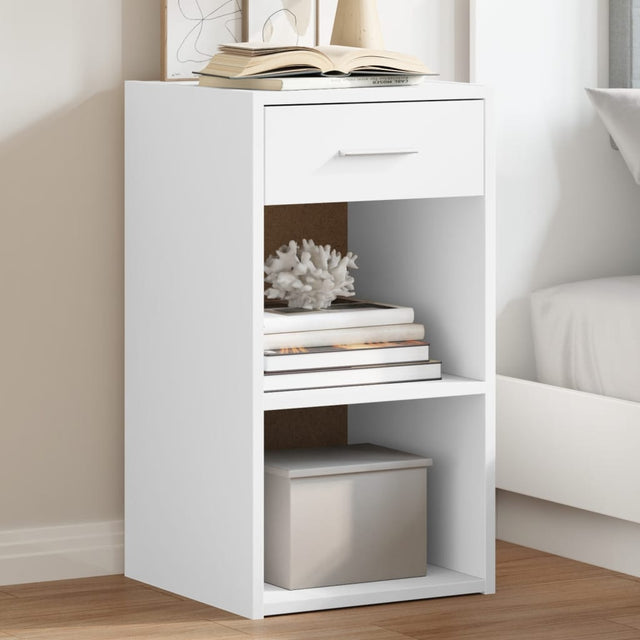 Bedside Cabinet 35X34X65 Cm Engineered Wood