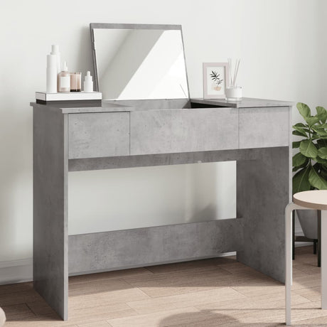 Dressing Table With Mirror 100X45X76 Cm