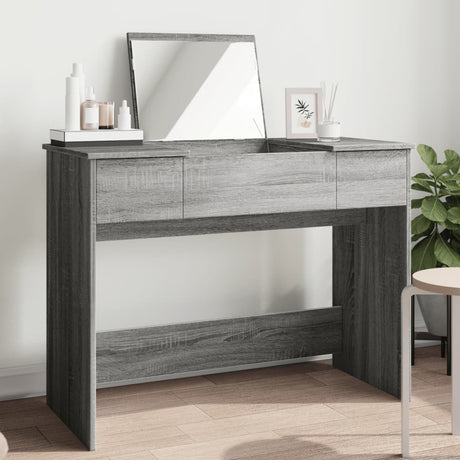 Dressing Table With Mirror 100X45X76 Cm