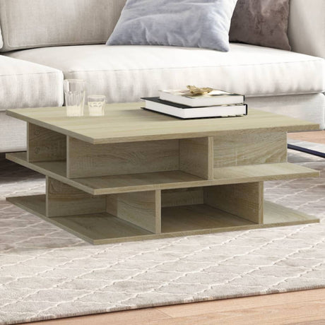 Coffee Table 70X70X29 Cm Engineered Wood