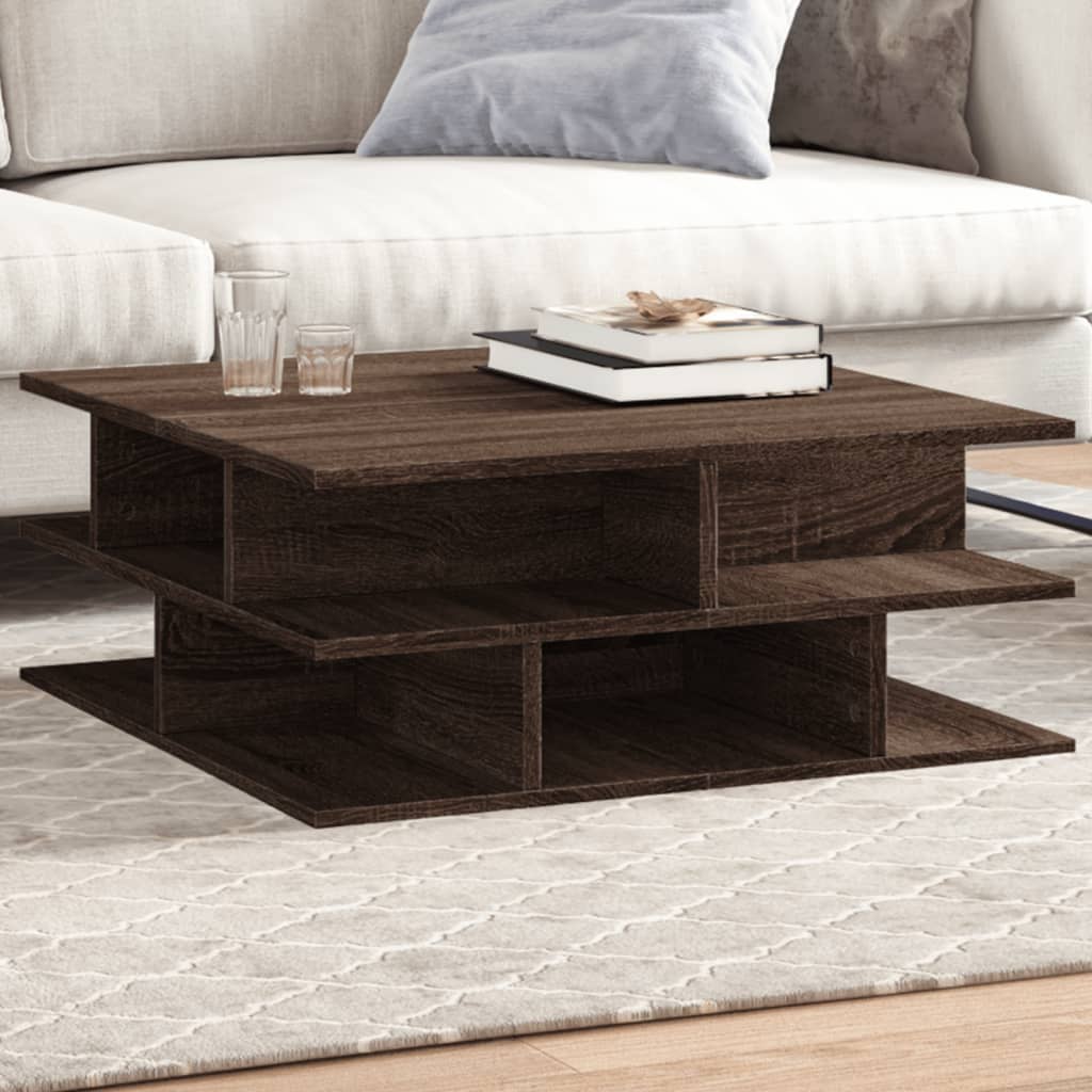 Coffee Table 70X70X29 Cm Engineered Wood
