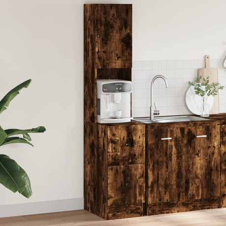 Kitchen Cabinet 35X50X180 Cm Engineered Wood