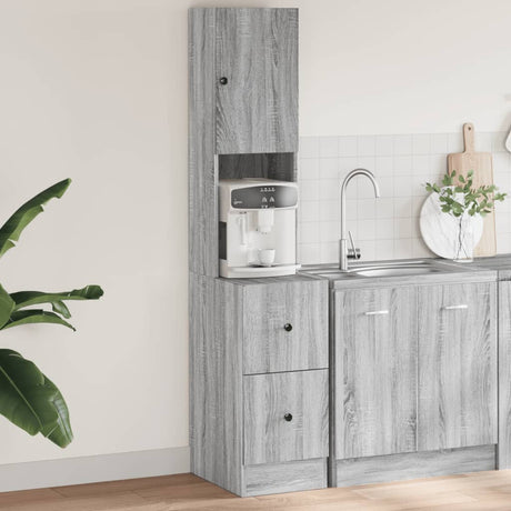 Kitchen Cabinet 35X50X180 Cm Engineered Wood