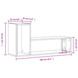 Tv Cabinets 2 Pcs 100X30X50 Cm Engineered Wood