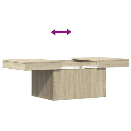Coffee Table 80X55X40 Cm Engineered Wood