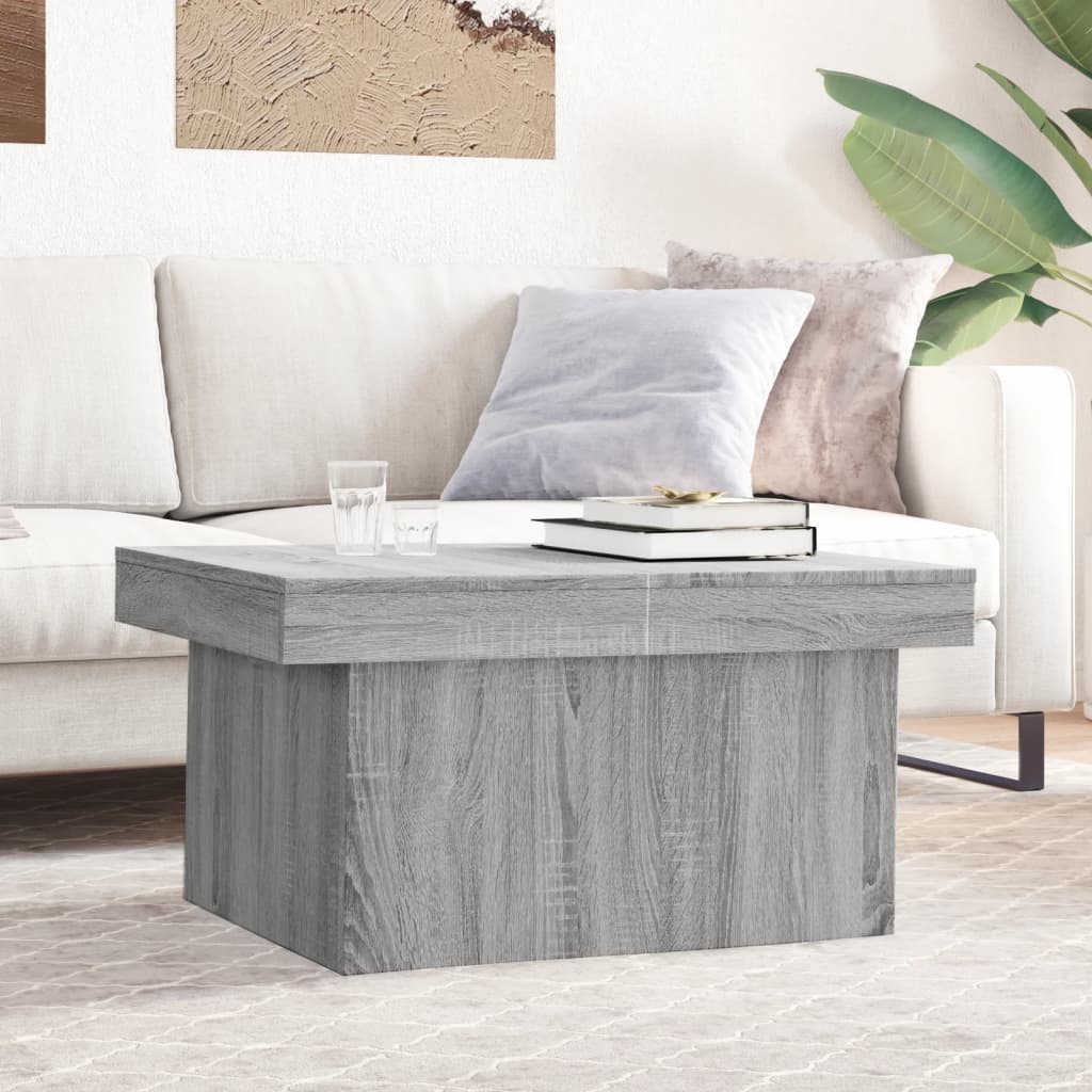 Coffee Table 80X55X40 Cm Engineered Wood