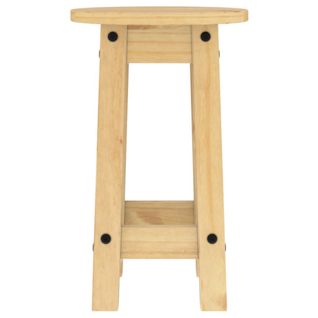 Bar Stools 2 Pcs Solid Wood Pine