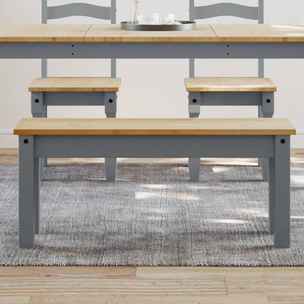 Dining Bench Panama 105X30X45 Cm Solid Wood Pine
