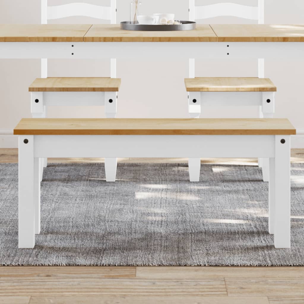 Dining Bench Panama 105X30X45 Cm Solid Wood Pine