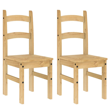 Dining Chairs 2 Pcs 40X46X99 Cm Solid Wood Pine