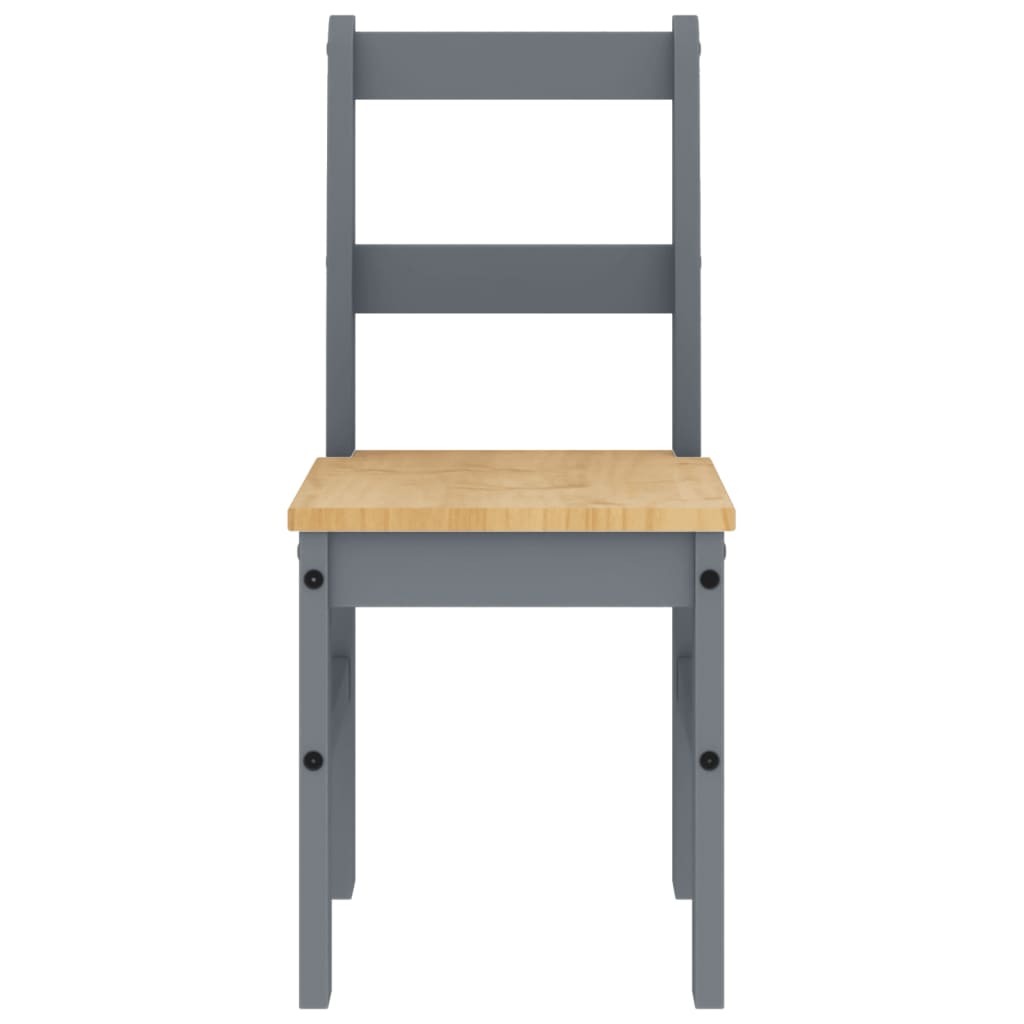 Dining Chairs 2 Pcs Panama 40X46X90 Cm Solid Wood Pine