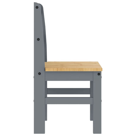Dining Chairs 2 Pcs Panama 40X46X90 Cm Solid Wood Pine