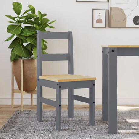 Dining Chairs 2 Pcs Panama 40X46X90 Cm Solid Wood Pine