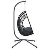 Hanging Egg Chair With Stand Rattan And Steel