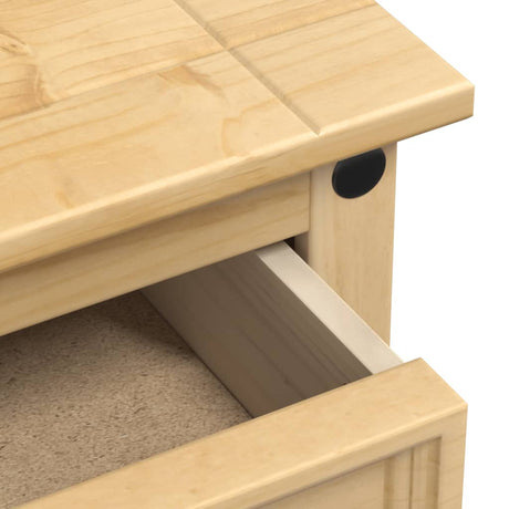 Bedside Cabinet Corona 35X32.5X74 Cm Solid Wood Pine