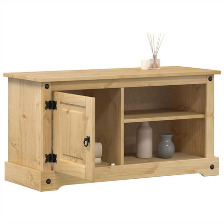 Tv Cabinet Corona 100X40X52 Cm Solid Wood Pine