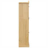 Glass Display Cabinet Corona 99X43X187 Cm Solid Wood Pine