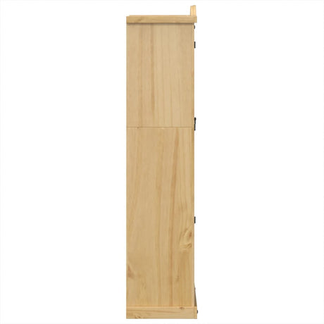 Glass Display Cabinet Corona 99X43X187 Cm Solid Wood Pine