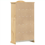 Glass Display Cabinet Corona 99X43X187 Cm Solid Wood Pine