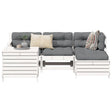 5 Piece Garden Sofa Set Solid Wood Pine