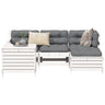 5 Piece Garden Sofa Set Solid Wood Pine