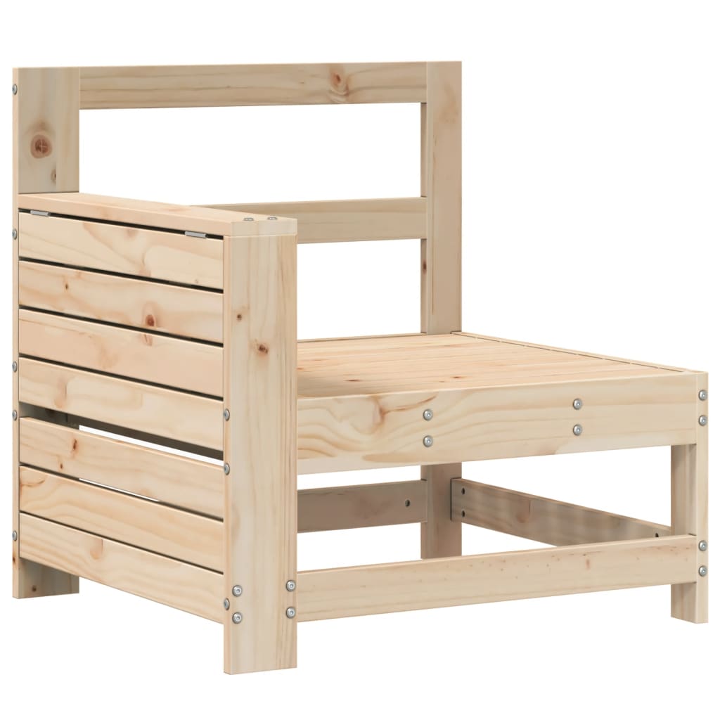 7 Piece Garden Sofa Set Solid Wood Pine