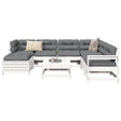 8 Piece Garden Sofa Set Solid Wood Douglas Fir