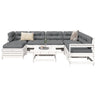 8 Piece Garden Sofa Set Solid Wood Douglas Fir