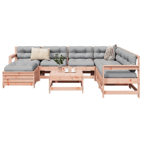 8 Piece Garden Sofa Set Solid Wood Pine