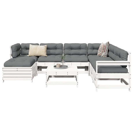 8 Piece Garden Sofa Set Impregnated Wood Pine