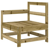8 Piece Garden Sofa Set Impregnated Wood Pine