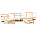 7 Piece Garden Lounge Set Solid Wood Pine