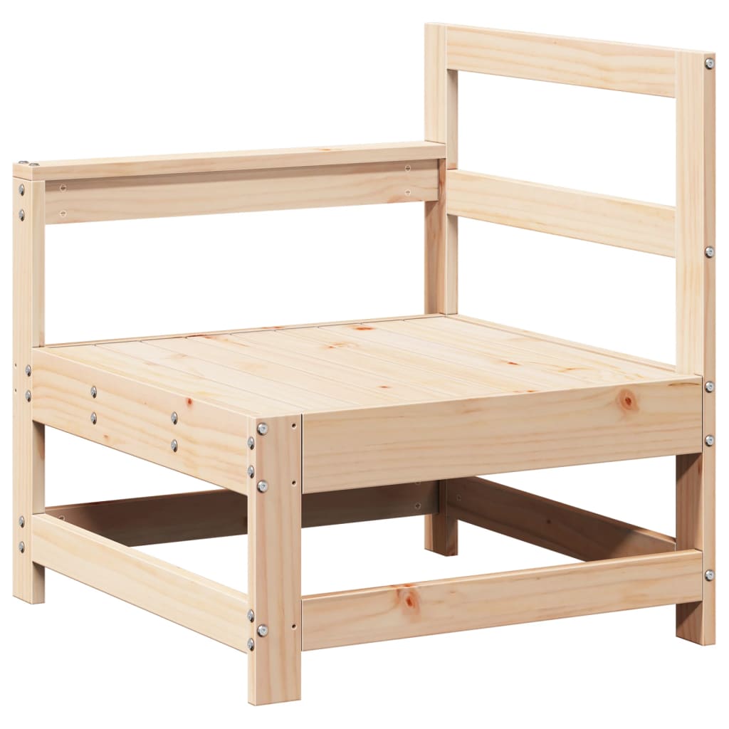 7 Piece Garden Lounge Set Solid Wood Pine