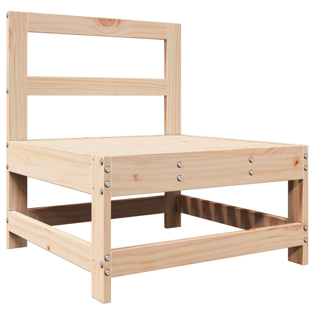 7 Piece Garden Lounge Set Solid Wood Pine
