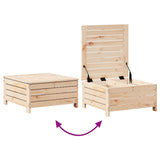 7 Piece Garden Lounge Set Solid Wood Pine