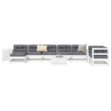 10 Piece Garden Sofa Set Solid Wood Pine