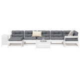 9 Piece Garden Sofa Set Solid Wood Douglas Fir
