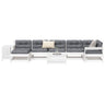 9 Piece Garden Sofa Set Solid Wood Douglas Fir