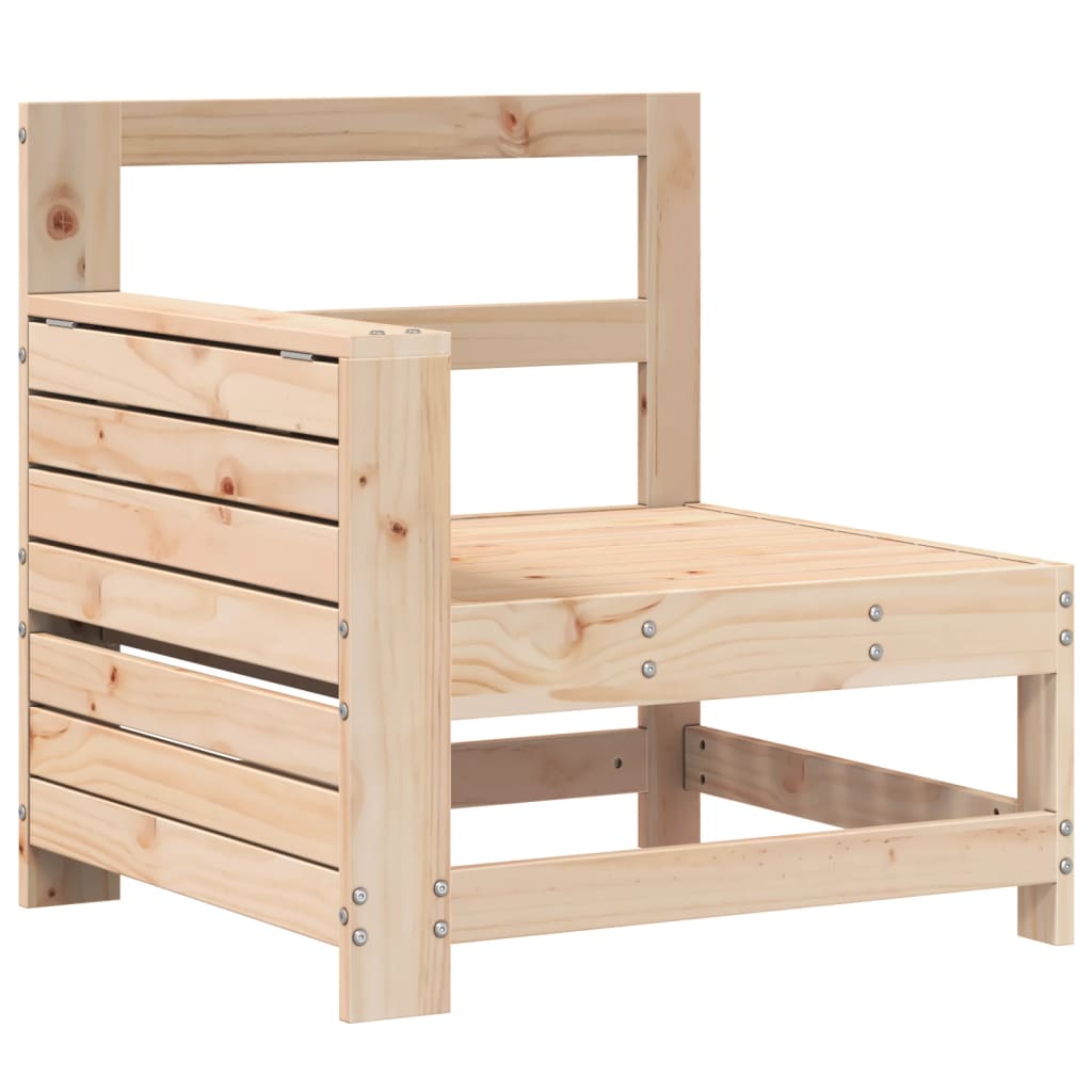 10 Piece Garden Sofa Set Solid Wood Pine