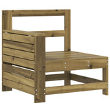 10 Piece Garden Sofa Set Impregnated Wood Pine