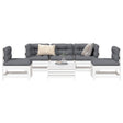 6 Piece Garden Sofa Set Impregnated Wood Pine