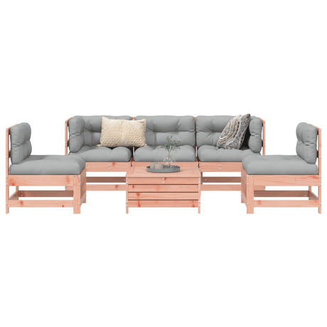 6 Piece Garden Sofa Set Impregnated Wood Pine