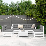 6 Piece Garden Sofa Set Solid Wood Pine