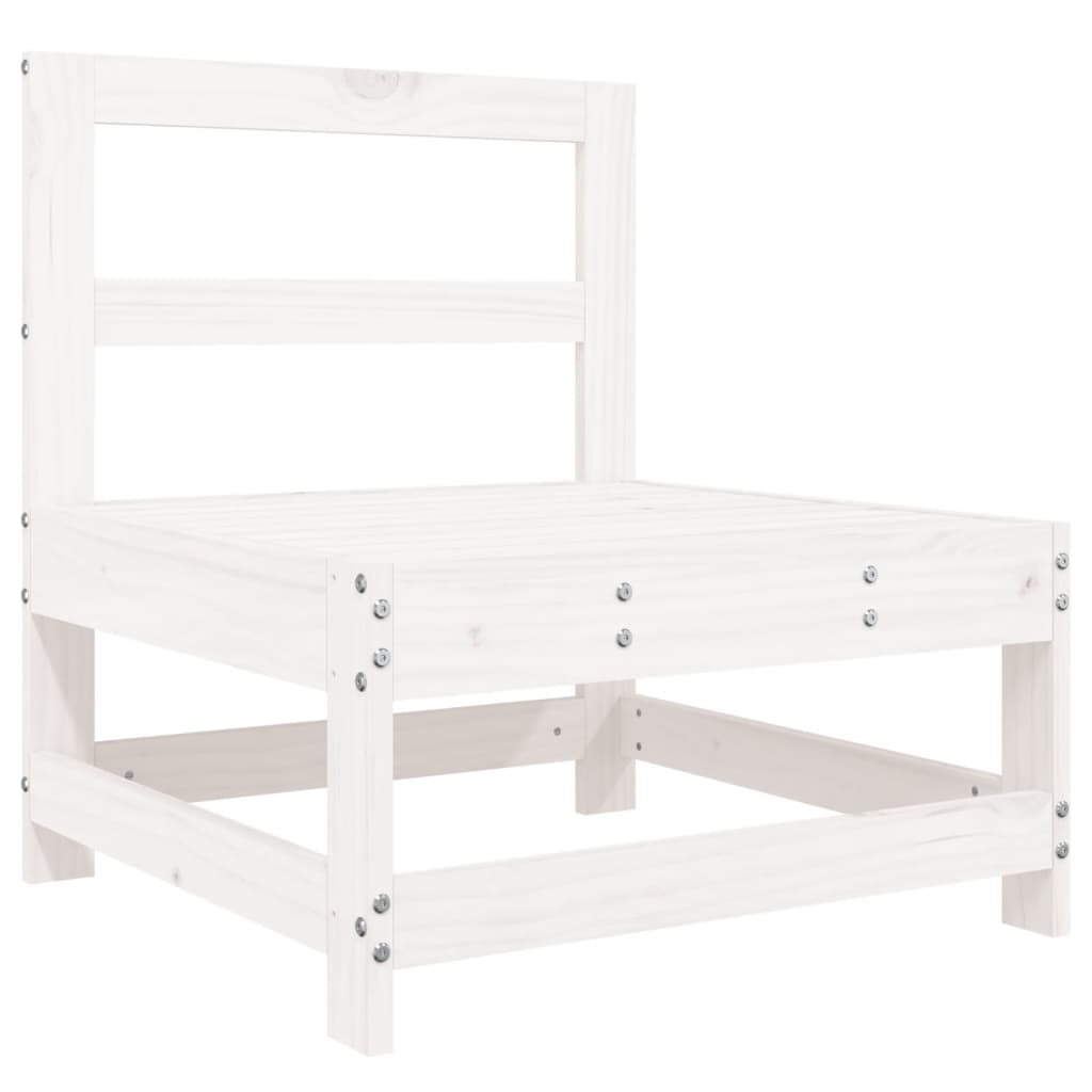 6 Piece Garden Sofa Set Solid Wood Pine