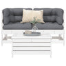 3 Piece Garden Sofa Set Solid Wood Douglas Fir
