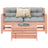 3 Piece Garden Sofa Set Impregnated Wood Pine