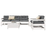 6 Piece Garden Sofa Set Solid Wood Douglas Fir