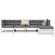 5 Piece Garden Sofa Set Solid Wood Pine