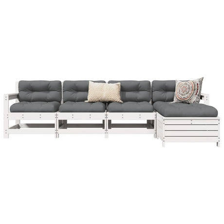 5 Piece Garden Sofa Set Impregnated Wood Pine