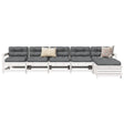 6 Piece Garden Sofa Set Solid Wood Pine